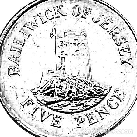Monedas antiguas de Am&eacute;rica: jersey moneda de 5 pence del ano 2012 sin circular - Foto 1