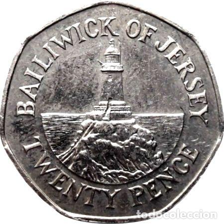 Monedas antiguas de Am&eacute;rica: jersey moneda de 20 pence del ano 2012 sin circular - Foto 1