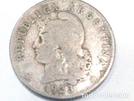 Monedas antiguas de Am&eacute;rica: moneda de 20 centavos argentina ano 1923 - Foto 1
