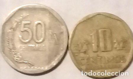 Monedas antiguas de Am&eacute;rica: lote de monedas de peru - Foto 1