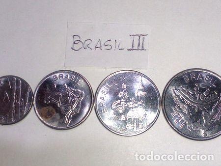 Monedas antiguas de Am&eacute;rica: monedas brasil lote decada 6090 - Foto 1
