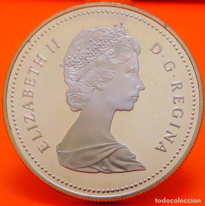 Monedas antiguas de Am&eacute;rica: CANAD&Aacute;, DOLLAR, 1986. PLATA PROOF. (1014) - Foto 2