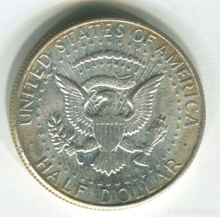 Monedas antiguas de Am&eacute;rica: EEUU. Half dollar de plata. 1/2 dolar 1964 - Foto 2