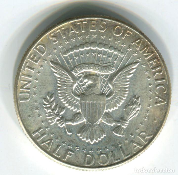 Monedas antiguas de Am&eacute;rica: EEUU. Half dollar de plata. 1/2 dolar 1964 - Foto 2