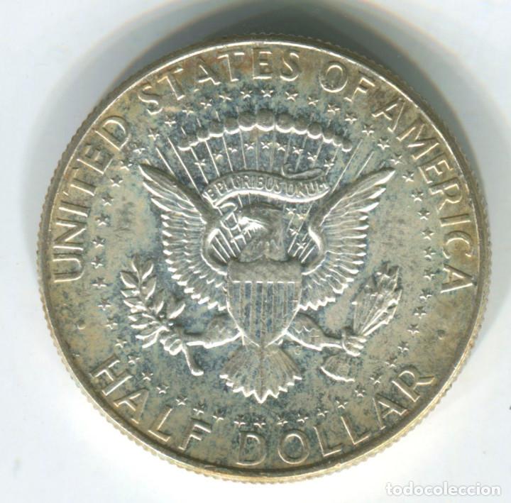 Monedas antiguas de Am&eacute;rica: EEUU. Half dollar de plata. 1/2 dolar 1964 - Foto 2