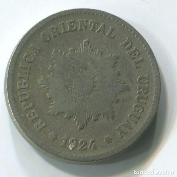 Monedas antiguas de Am&eacute;rica: Uruguay. 5 centesimos de 1924 - Foto 2