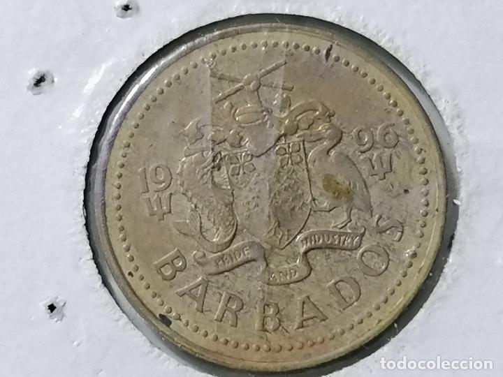 Monedas antiguas de Am&eacute;rica: MONEDA FIVE CENTS, BARBADOS 1996 - Foto 2