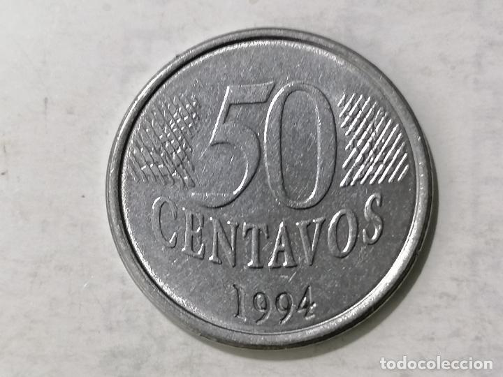 Monedas antiguas de Am&eacute;rica: MONEDA 50 CENTAVOS, 1994, BRASIL - Foto 1