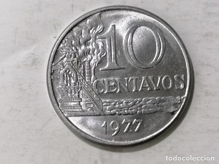 Monedas antiguas de Am&eacute;rica: MONEDA 10 CENTAVOS, 1977, BRASIL - Foto 1