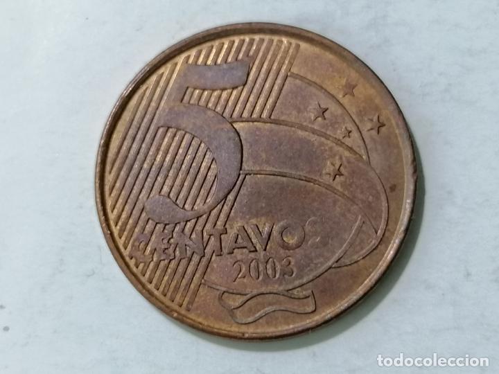 Monedas antiguas de Am&eacute;rica: MONEDA 5 CENTAVOS , 2003, BRASIL - Foto 1
