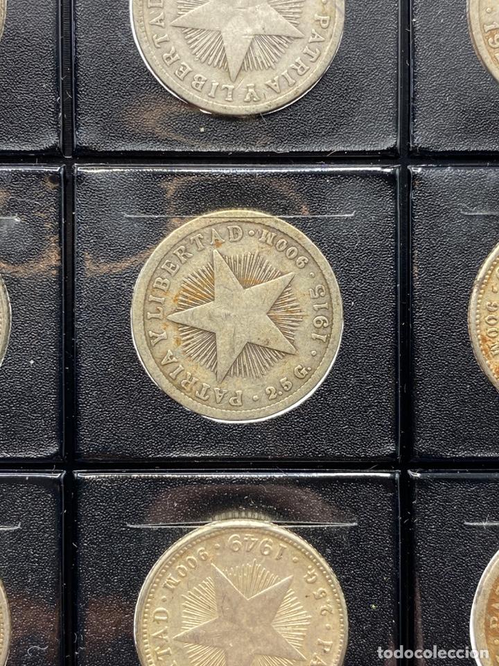 Monedas antiguas de América: LOTE DE 48 MONEDAS DE CUBA. DIEZ CENTAVOS. MONEDAS DEL AÑO DE 1915 AL 1949. VER TODAS LAS FOTOS - Foto 11 - 258256320