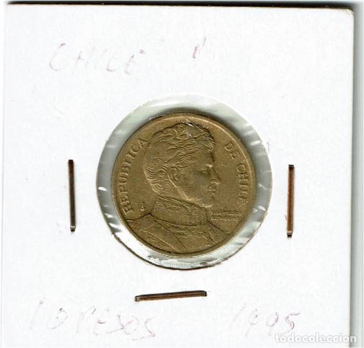 Monedas antiguas de Am&eacute;rica: CHILE 10 PESOS 1998 - Foto 2