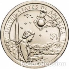 Monnaies anciennes d'Amérique: ESTADOS UNIDOS-USA-2019.-1 DOLAR ”INDIOS EN EL PROGRAMA ESPACIAL” ”P”. Lote 263069755