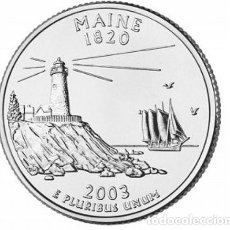 Monedas antiguas de América: QUARTER DOLAR USA 2003 - CECA D - MAINE - SIN CIRCULAR. Lote 363859785