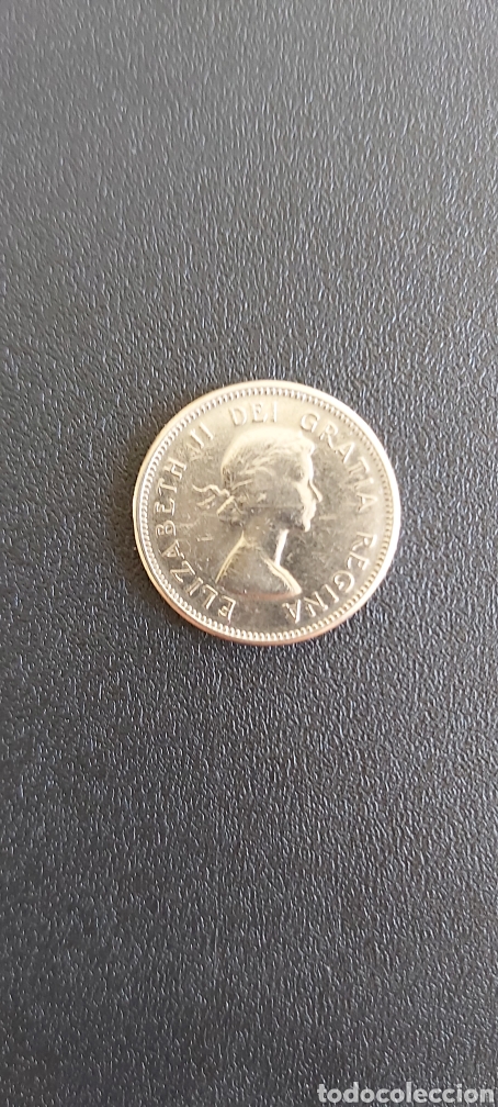 Monedas antiguas de Am&eacute;rica: Moneda de canada a&ntilde;o 1964 - Foto 2
