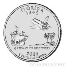 Monedas antiguas de América: QUARTER DOLAR USA 2004 - CECA D - FLORIDA - SIN CIRCULAR. Lote 363859875