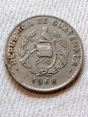 Monedas antiguas de Am&eacute;rica: moneda guatemala 10 centavos 1968 - Foto 1