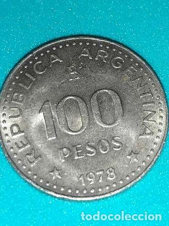 Monedas antiguas de Am&eacute;rica: moneda argentina 100 pesos bicentenario - Foto 1