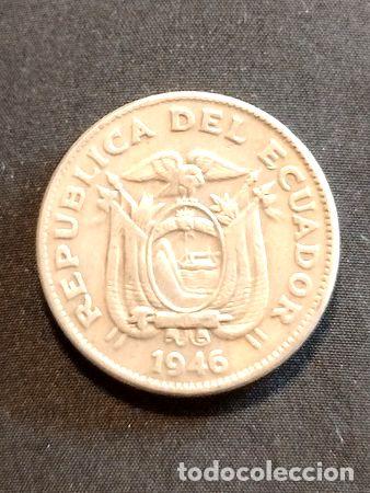 Monedas antiguas de Am&eacute;rica: moneda 20 centavos ecuador 1946 - Foto 1