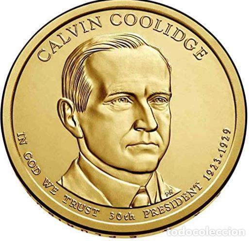 Old Coins of America: ONE DOLAR USA 2014 - CECA P - CALVIN COOLIDGE - 30TH PRESIDENTE - SIN CIRCULAR