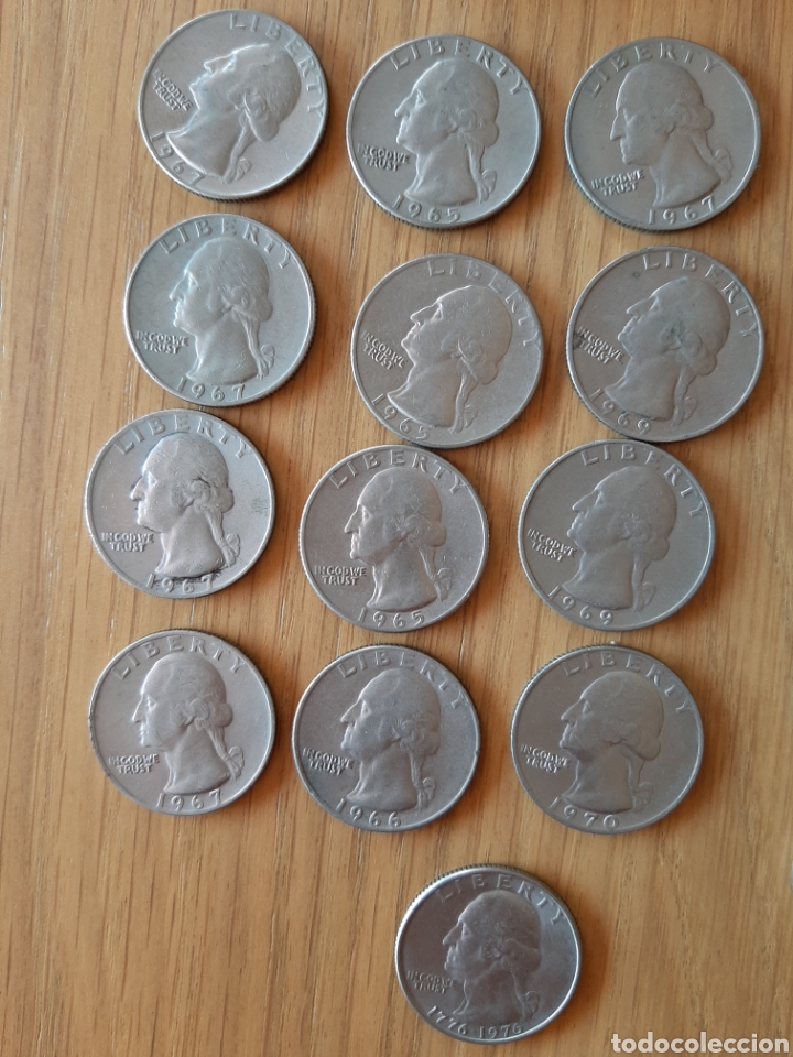 Monedas antiguas de Am&eacute;rica: 32 MONEDAS EEUU - Foto 2