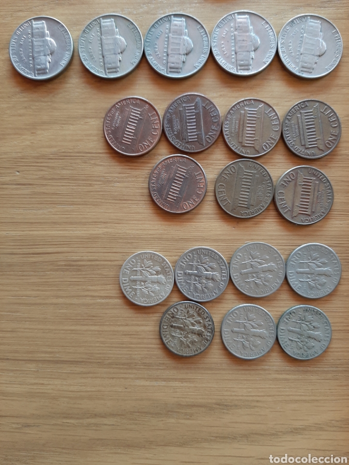 Monedas antiguas de Am&eacute;rica: 32 MONEDAS EEUU - Foto 3