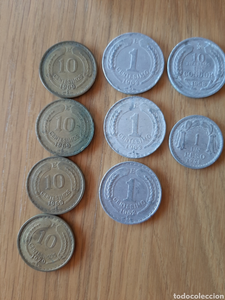 Monedas antiguas de Am&eacute;rica: 25 MONEDAS CHILE - Foto 2