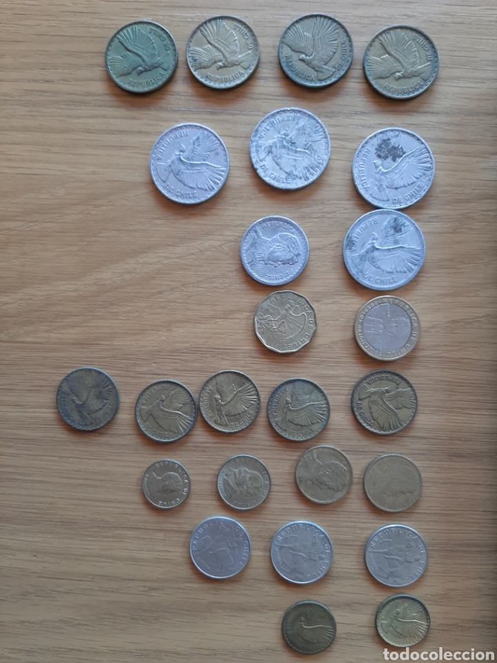 Monedas antiguas de Am&eacute;rica: 25 MONEDAS CHILE - Foto 4