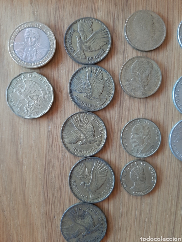 Monedas antiguas de Am&eacute;rica: 25 MONEDAS CHILE - Foto 6