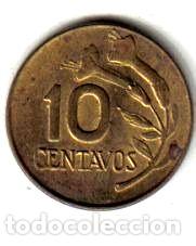Monedas antiguas de Am&eacute;rica: peru moneda de 10 centavos ano 1973 - Foto 1