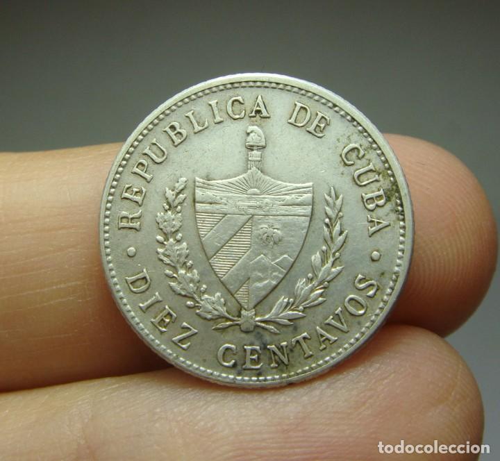 Monedas antiguas de Am&eacute;rica: 10 Centavos. Plata. Cuba - 1948 - Foto 1