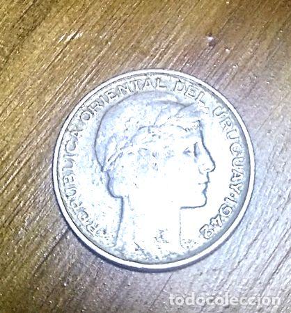 Monedas antiguas de Am&eacute;rica: moneda uruguay 20 centavos 1942 - Foto 1