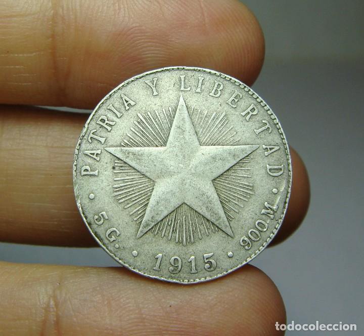 Monedas antiguas de Am&eacute;rica: 20 Centavos. Plata. Rep. de Cuba - 1915 - Foto 1
