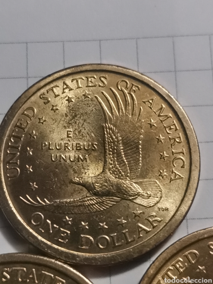 Monedas antiguas de Am&eacute;rica: Lote de 3 monedas de d&oacute;lar eeuu - Foto 6