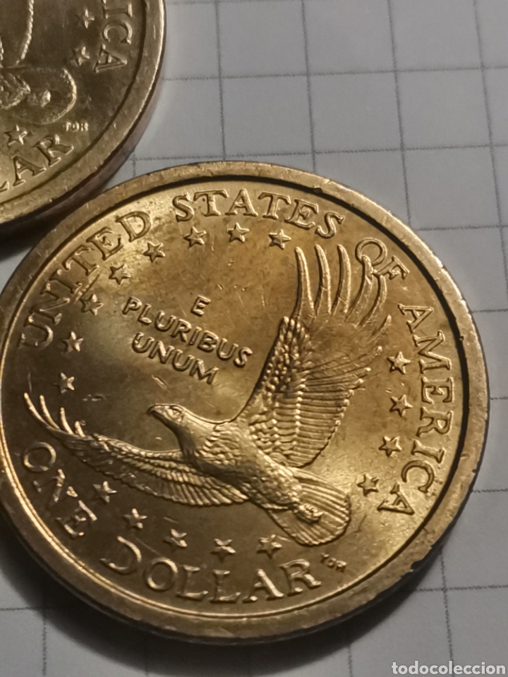 Monedas antiguas de Am&eacute;rica: Lote de 3 monedas de d&oacute;lar eeuu - Foto 8