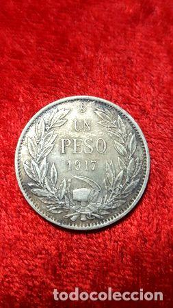 Monedas antiguas de Am&eacute;rica: moneda chile ano 1917 cod 31922 - Foto 1
