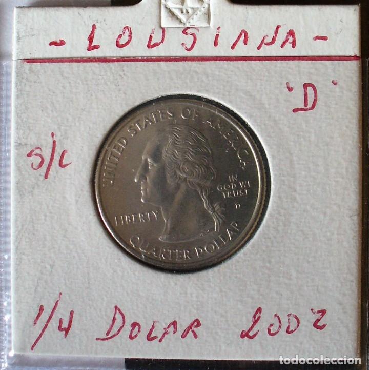 Monedas antiguas de Am&eacute;rica: CUARTO DOLAR USA-2002 - ESTADOS- LOUISIANA-CECA DE DENVER
