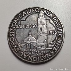 Monedas antiguas de América: MEDIO DOLAR DE PLATA USA 1936 CONMEMORATIVA EXPO CALIFORNIA PACIFICO