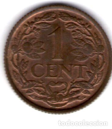 Monedas antiguas de Am&eacute;rica: holanda 1 cent ano 1941 sin circular - Foto 1