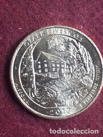 Monedas antiguas de Am&eacute;rica: moneda eeuu 2017 d ozark riverwars parques - Foto 1