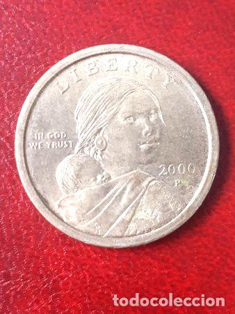 Monedas antiguas de Am&eacute;rica: moneda eeuu 2000 1 dolar nativa - Foto 1