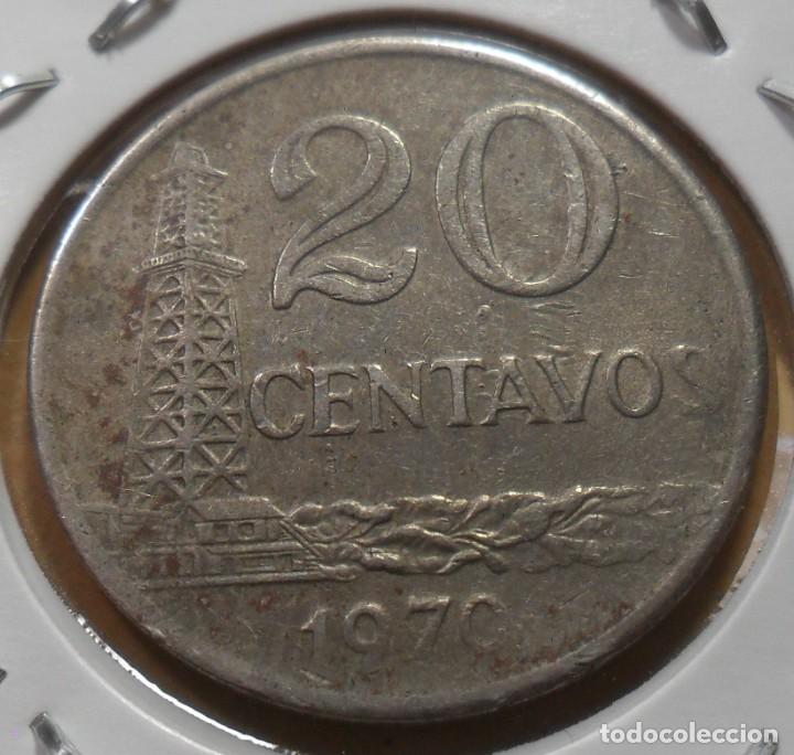 Monedas antiguas de Am&eacute;rica: BRASIL - 20 CENTAVOS - 1970 - Foto 2