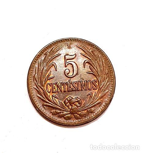 Monedas antiguas de Am&eacute;rica: moneda de uruguay 5 centesimos 1947 - Foto 1