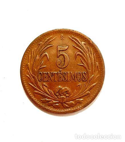 Monedas antiguas de Am&eacute;rica: moneda uruguay 5 centesimos 1946 - Foto 1