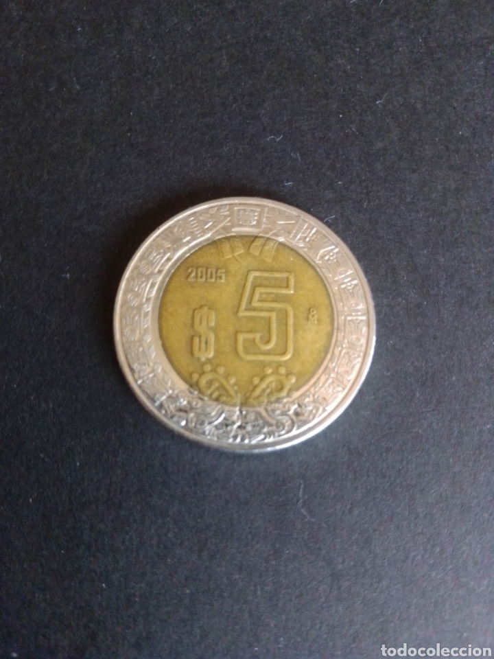 Monedas antiguas de Am&eacute;rica: M&Eacute;XICO. 5 PESOS DE 2005. MBC - Foto 1