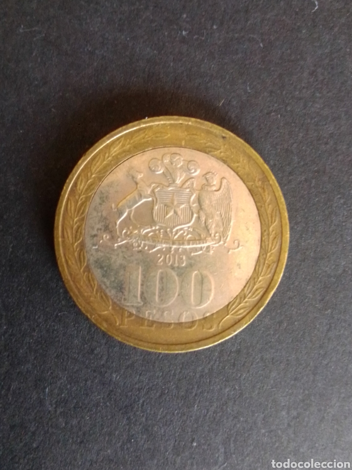 Monedas antiguas de Am&eacute;rica: CHILE. 100 PESOS DE 2013. - Foto 2