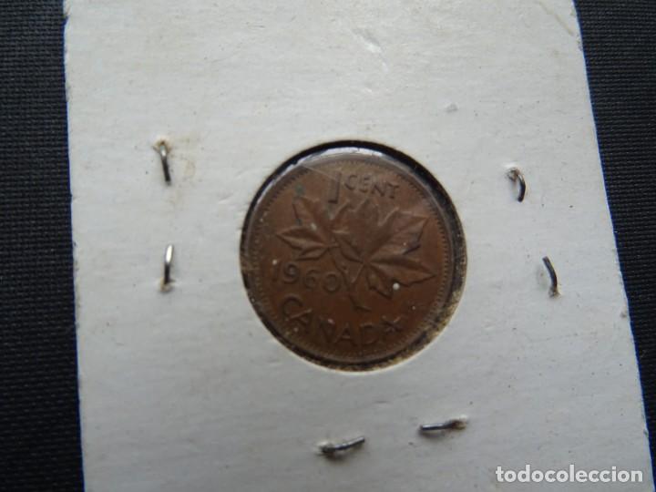 Monedas antiguas de Am&eacute;rica: CANADA 1 CENT 1960 - Foto 1