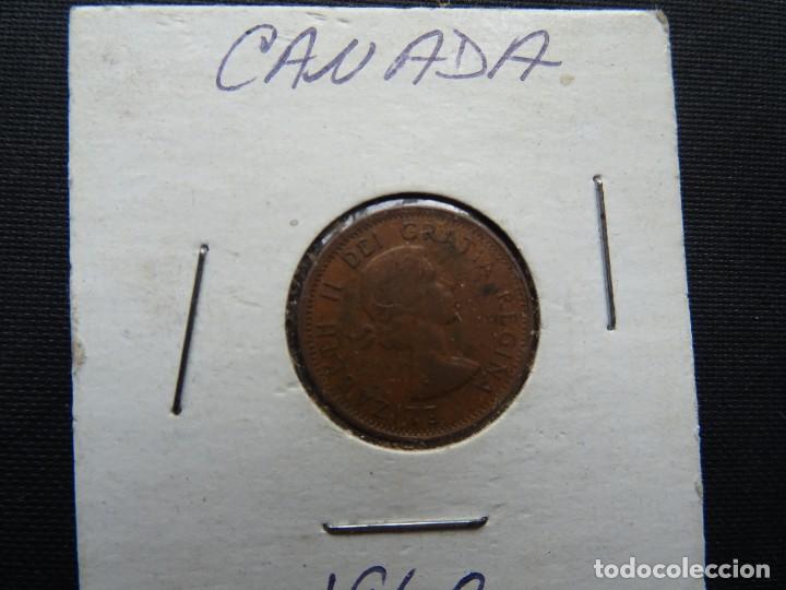 Monedas antiguas de Am&eacute;rica: CANADA 1 CENT 1960 - Foto 2