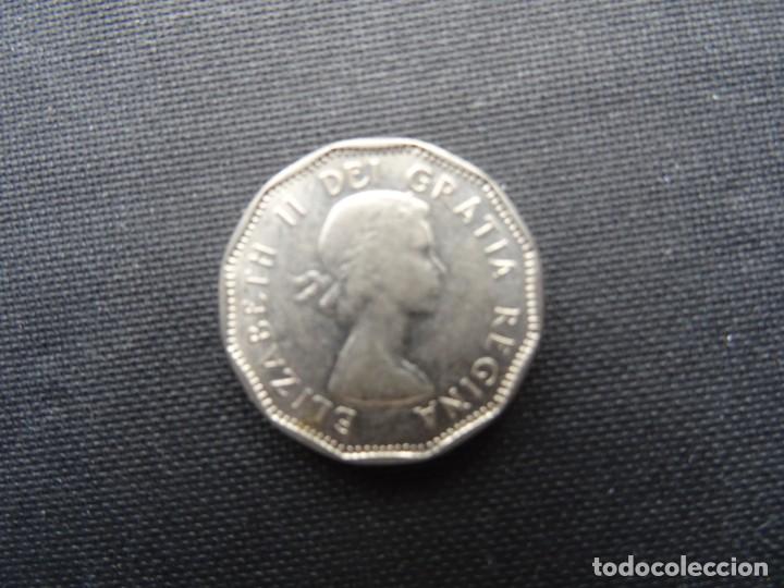 Monedas antiguas de Am&eacute;rica: CANADA 5 CENTS 1960 - Foto 2