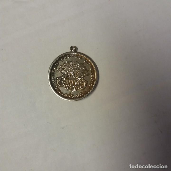 Monedas antiguas de Am&eacute;rica: Dolar 1900 colgante - Foto 2